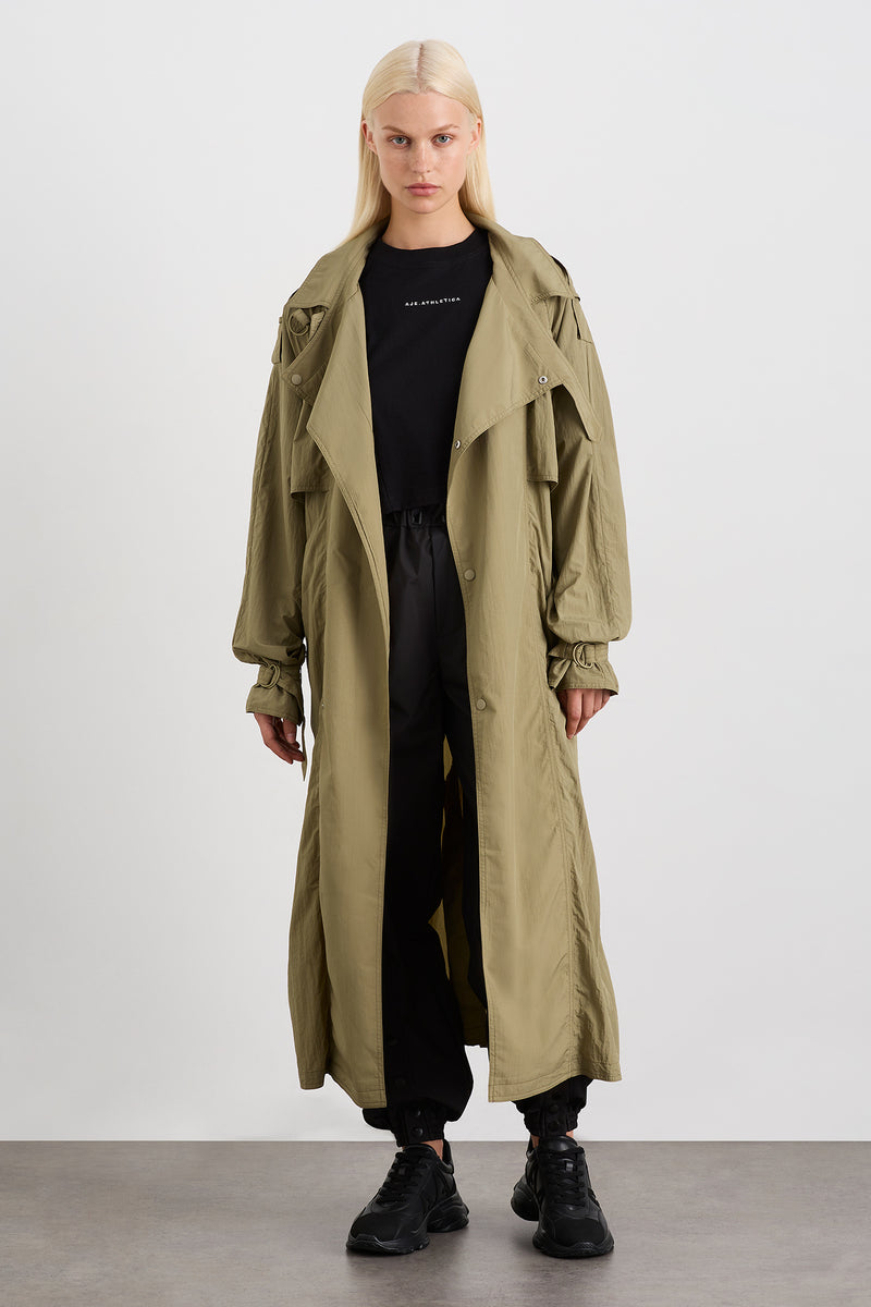 Longline Belted Trench 703