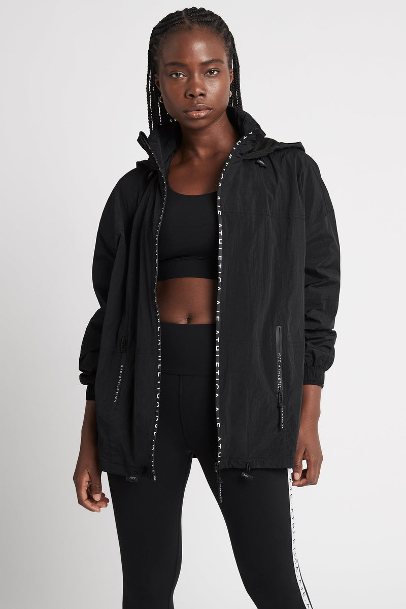 Black spray shop jacket