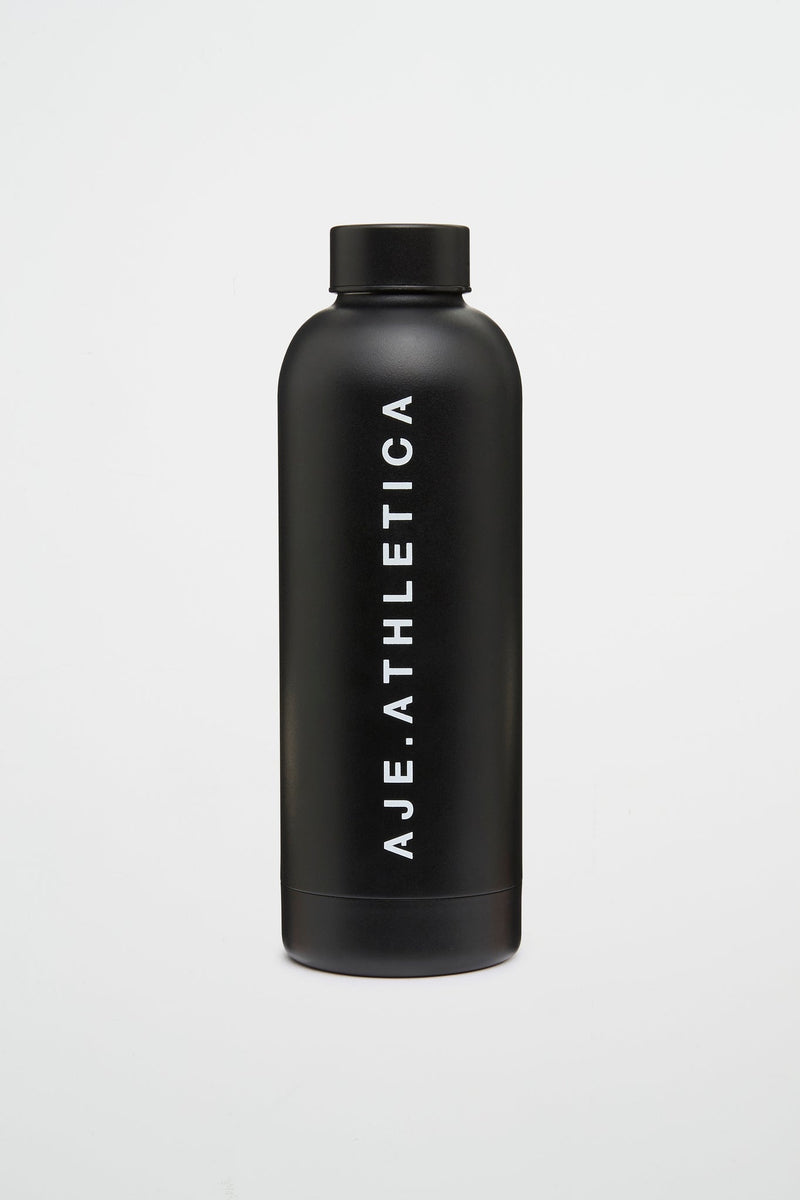 Classic Logo Drink Bottle 907 | Black White | Aje Athletica – AJE ...