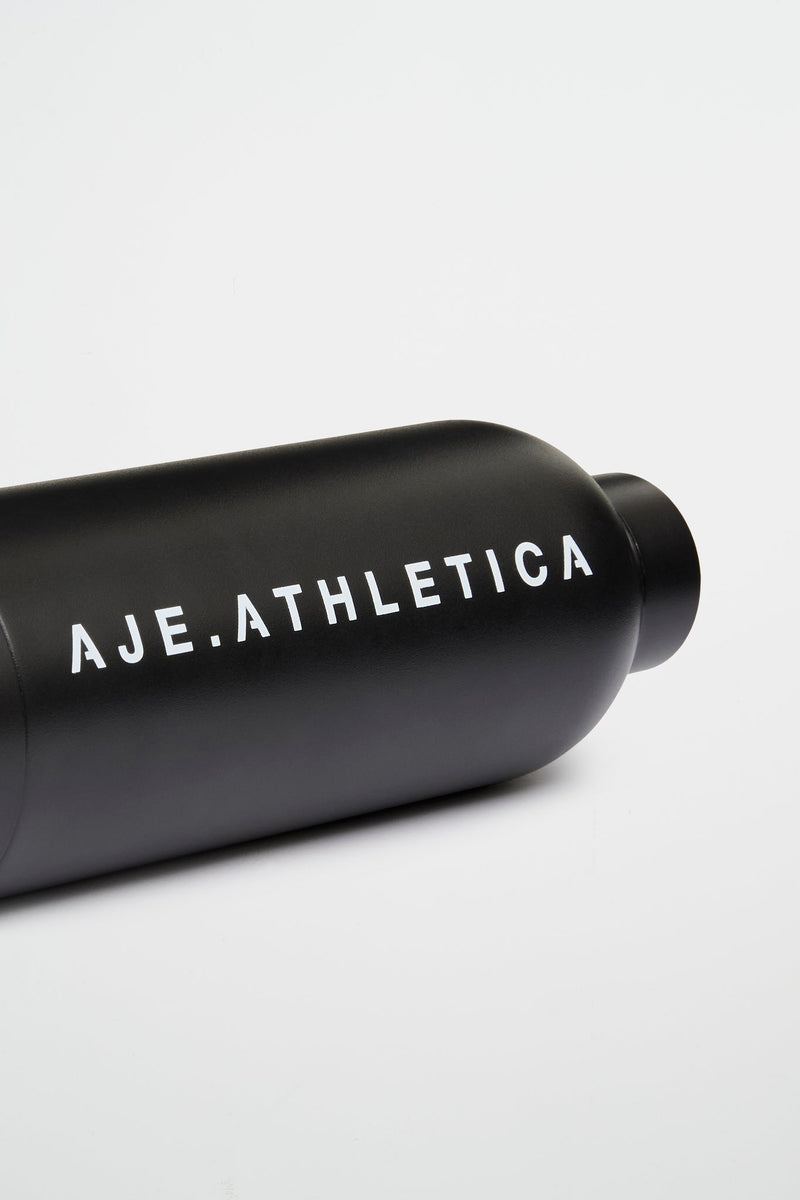 Classic Logo Drink Bottle 907 | Black White | Aje Athletica – AJE ...